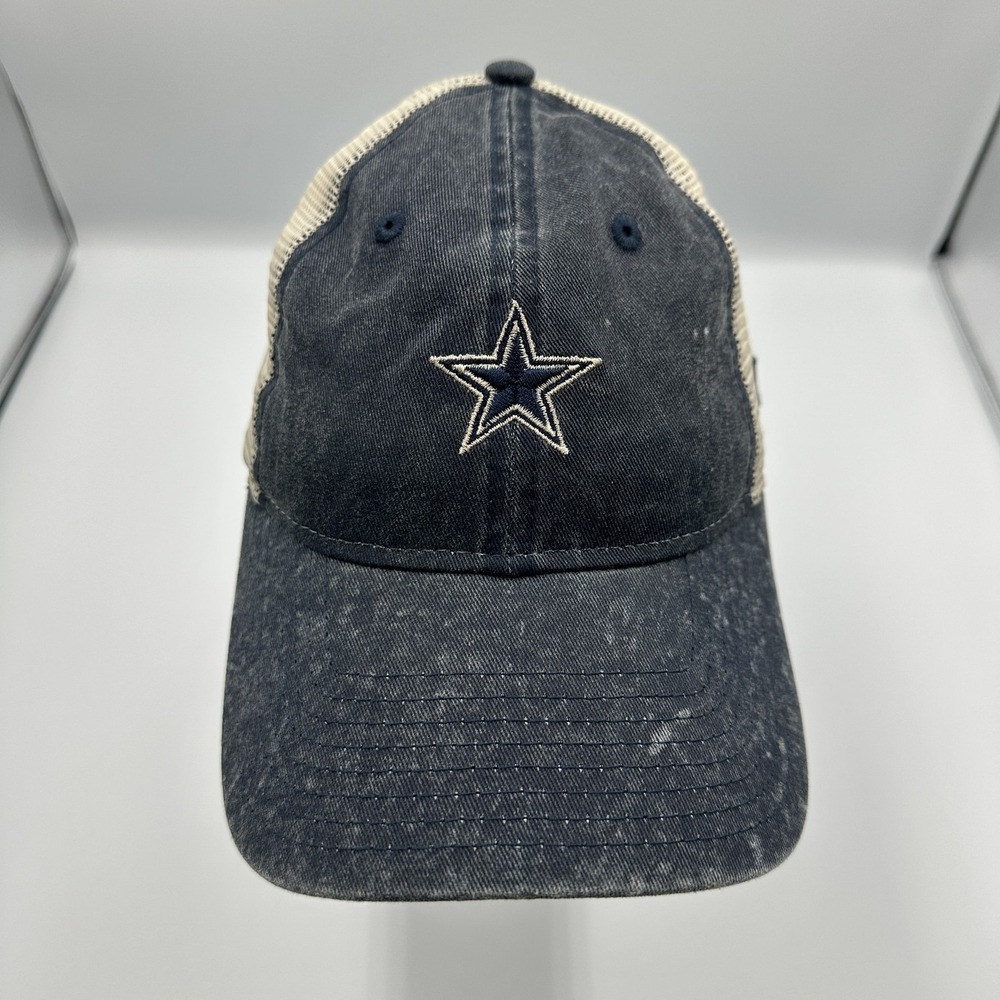 Dallas Cowboys Hat Cap Strap Back Womens Blue White NFL Football Trucker New Era